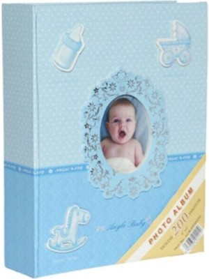 Angelphoto  Sh Album 10X15CM 200'LÜK Bebek Fotoğraf Albümü "mavi" PP46200M