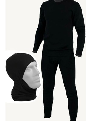 Motorcu Kampçı Rüzgar Kesici Termal Içlik Seti Motorcu Kurye Içlik + Kafayı Kapatan Termal Maske Set