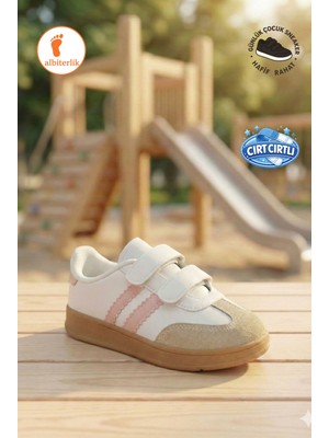 Albishoes Unisex Kız - Erkek Çocuk Cırt Cırtlı Günlük Okul Çocuk Sneaker Ayakkabı Spor Ayakkabı