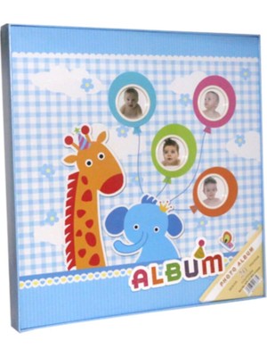 Angelphoto  Mavi Bebek Albümü 20 Yaprak 40 Sayfa Yapıştırmalı