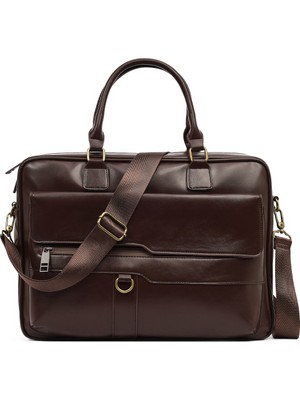 Derimod Erkek Kahverengi Evrak Çantası 25WBD301818