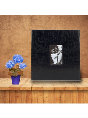 Angel Photography Angelphoto  500LÜK Siyah Deri Fotoğraf Albümü (10X15CM) Klasörlü