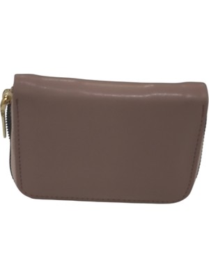 Piramit Bayan Cüzdan Düz Model Pudra