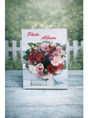 Angelphoto  13X18 cm Fotoğraf Albümü – 36 Fotoğraf Kapasiteli – Şeffaf Sayfalı – Desenli Kapak