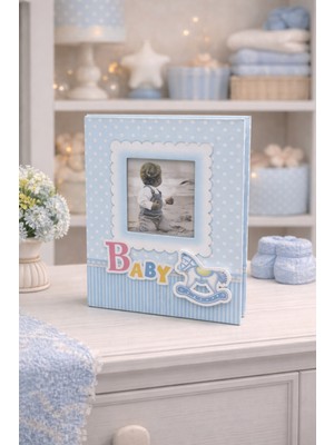 Angelphoto  10X15 Fotoğraf Albümü – 200 Foto Kapasiteli (Pembe / Mavi