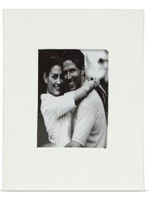 Angelphoto  Fotoğraf Albümü Beyaz - Deri Kaplı Foto Pencereli  100LÜ 10X15CM