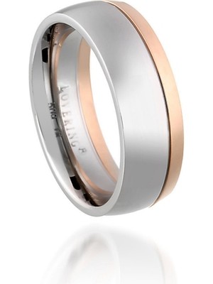 Lovering LVR509E Erkek Çelik Yüzük