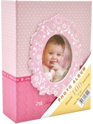 Angelphoto  Sh Album 10X15CM 100’LÜK Bebek Fotoğraf Albümü "pembe" PP46100