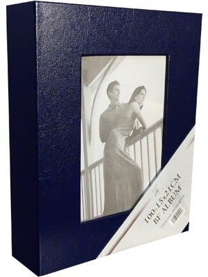 Angelphoto  15X21 100'LÜK Vinleks Deri Lacivert Fotoğraf Albümü