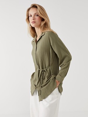 Lc Waikiki Yeni Sezon Dokulu Kadın Gömlek Tunik