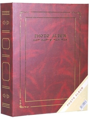 Angelphoto  15X21CM 100'LÜK Ciltbezli Fotoğraf Albümü Bordo