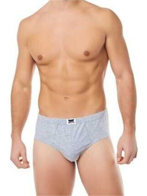 Tutku Erkek Gri Penye Slip Külot 6lı-Gri-3xl