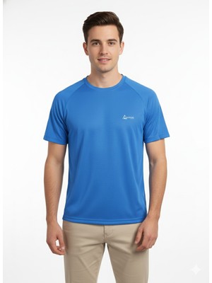 Noble Erkek Playoff T-Shırt Mavi