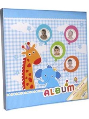 Angelphoto  20 Yaprak (40 Sayfa) Yapıştırmalı Bebek Albümü (Kutulu)