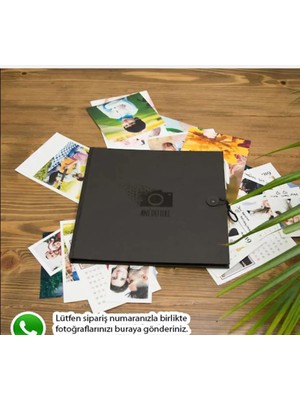 Angelphoto  Anı Defteri 20 Adet 10X7 Fotoğraf Baskısı Hediye Jel Kalem ve Etiket