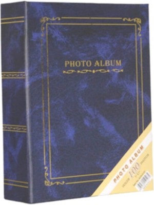 Angelphoto  15X21CM 100'LÜK Ciltbezli Fotoğraf Albümü Mavi