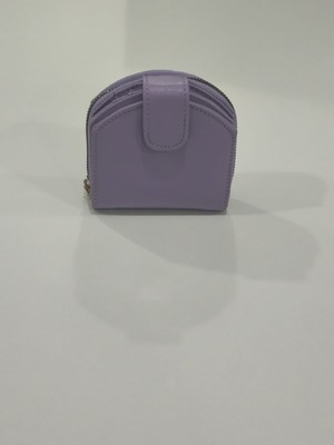 Piramit Bayan Çıtçıtlı Cüzdan Lila
