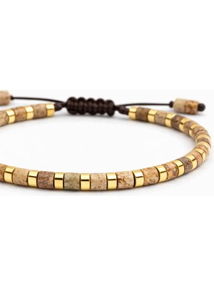 Alnis Atelier Jasper Doğal Taş Bileklik