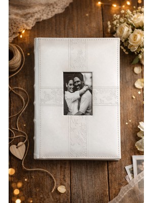 Angelphoto  33X23 cm Çiçek Desenli / Tek Dikişli 300 Fotoğraf Albüm (10X15) – 3 Foto/sayfa, Anı No