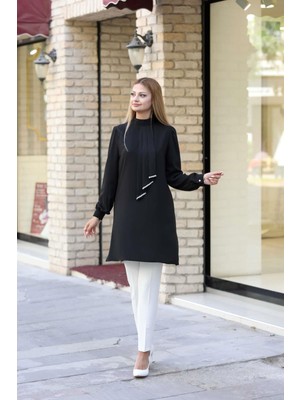 Modaviki Işıl Tunik Siyah ANR34