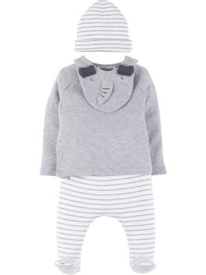 İdil Baby Idil Baby Bebek 3'lü Zıbın Takım 18697 0/3 Ay