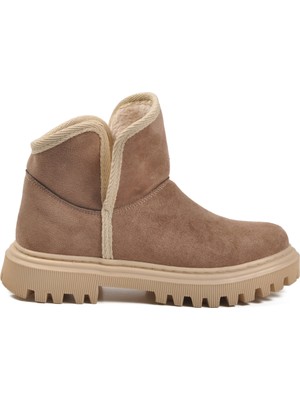 Ayakmod Vizon Süet Içi Polarlı Kadın Bot 548038 Z