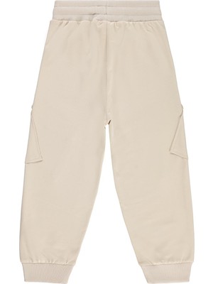 Civil Boys Kargo Cepli Etiketli 6-9 Yaş Eşofman Altı - Bej 8-9 Yaş