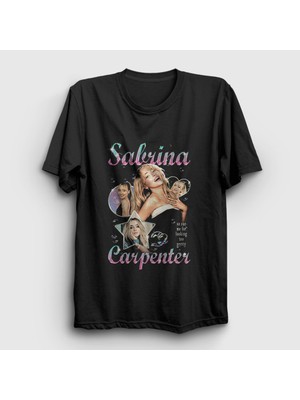 Presmono Unisex Siyah Pretty Sabrina Carpenter T-Shirt