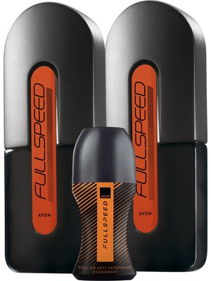 Avon Full Speed (Eski Şişe) Erkek Parfüm Ikili Set ve Rollon Paketi