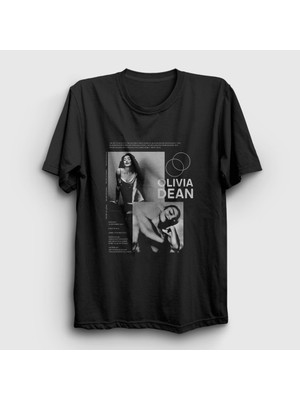 Presmono Unisex Siyah The Art Of Loving Olivia Dean T-Shirt