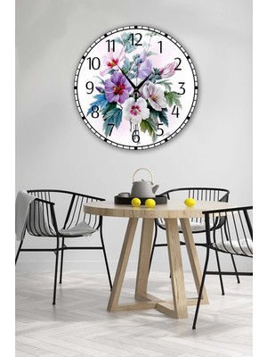 PremiumPort Retro Tarzda 35X35 cm Duvar Saati, Şık ve Fonksiyonel Tasarım