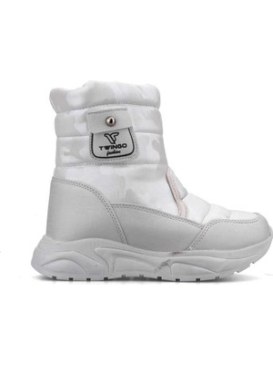 Twingo 9060 Gümüş Kız Çocuk Içi Kürklü Bot