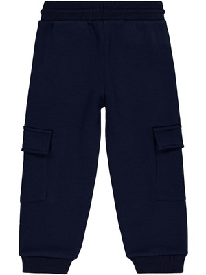 Civil Girls Kargo Cepli 2-5 Yaş Eşofman Altı - Lacivert 4-5 Yaş