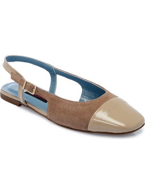 Tergan Vizon Hakiki Rugan Deri Kadın Babet - K25Y1AY67914-A81