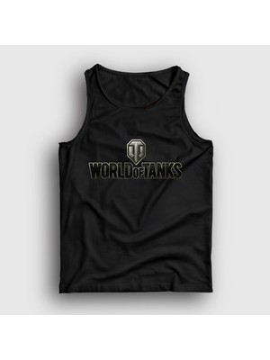 Presmono Unisex Siyah Logo Oyun World Of Tanks Atlet