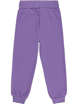 Civil Girls Unicorn Baskılı 2-5 Yaş Eşofman Altı - Lila 4-5 Yaş