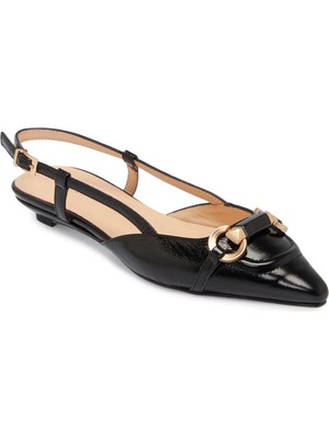 Tergan Siyah Rugan Hakiki Deri Kadın Babet - K25Y1AY67808-A07