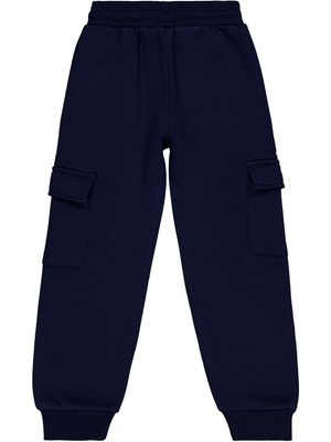 Civil Girls Kargo Cepli 6-9 Yaş Eşofman Altı - Lacivert 8-9 Yaş