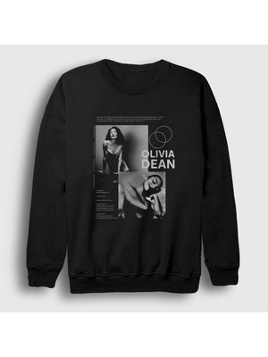 Presmono Unisex Siyah The Art Of Loving Olivia Dean Sweatshirt