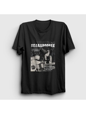 Presmono Unisex Siyah Space Cadet Beabadoobee Beatrice Bea Kristi T-Shirt