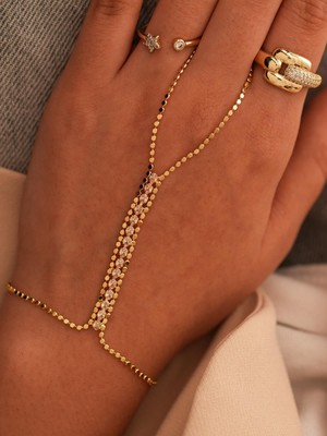 Zuum Zirkon Taşlı Özel Tasarım Şahmeran