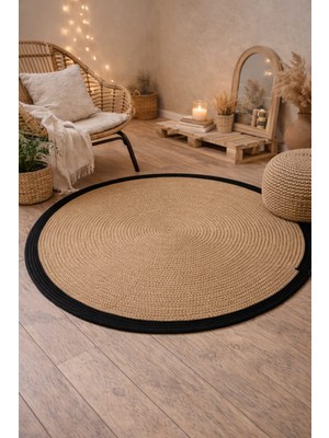 Soft Home Jüt Yuvarlak Kilim