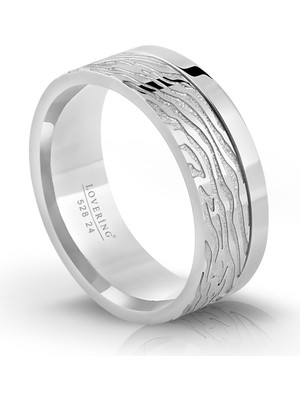 Lovering LVR528E Erkek Çelik Yüzük