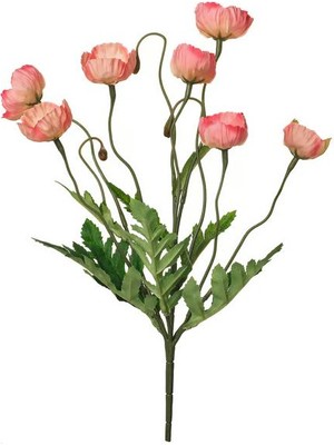 Ikea Smycka Yapay Buket Turuncu 36 cm Gelincik 60606242