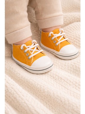 Minissa Baby Kids Bebek Ilk Adım Ayakkabısı, Kaydırmaz Tabanlı Yürüyüş Ayakkabısı, Patik Convers