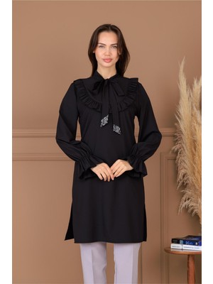 Modaviki Asel Tunik Siyah ELB84