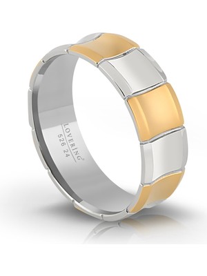 Lovering LVR526E Erkek Çelik Yüzük