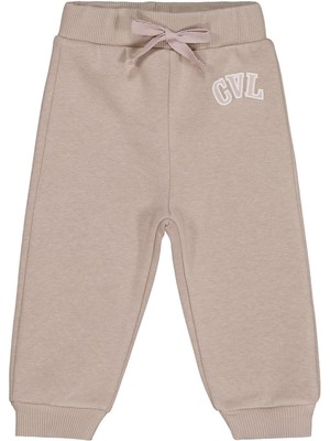 Civil Baby Cvl Nakışlı 6-18 Ay Eşofman Altı - Bej 12-18 Ay