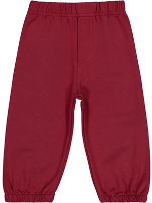 Civil Baby Basic 6-18 Ay Eşofman Altı - Bordo 6-9 Ay