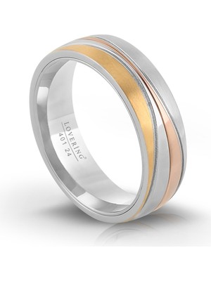 Lovering LVR401E Erkek Çelik Yüzük